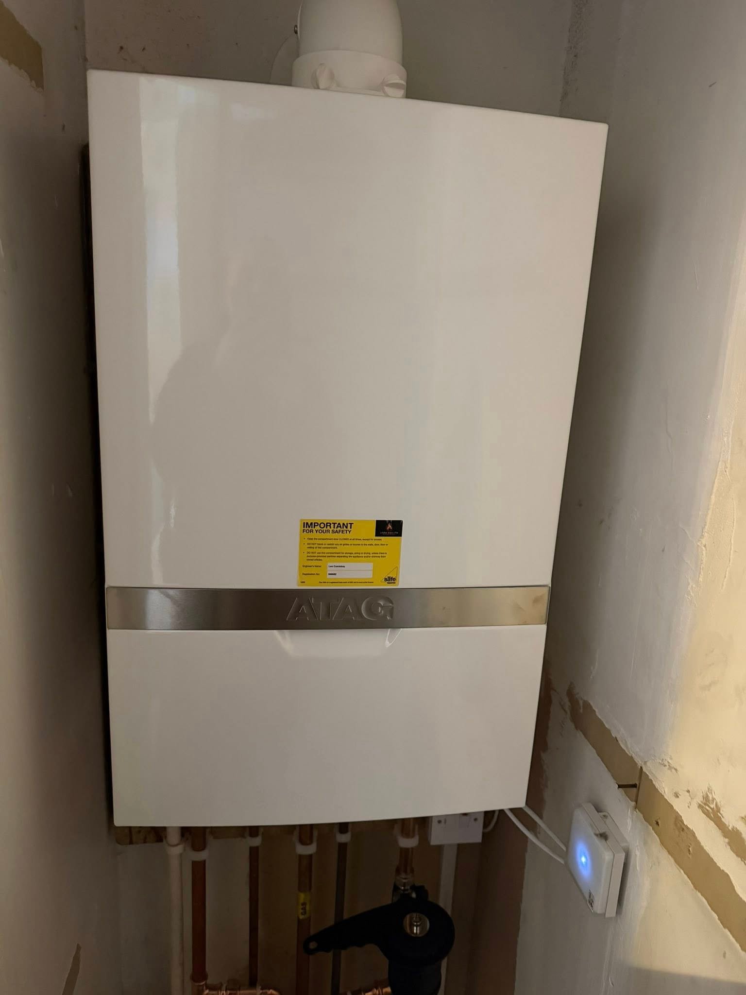 ATAG boiler installation completed in Fife