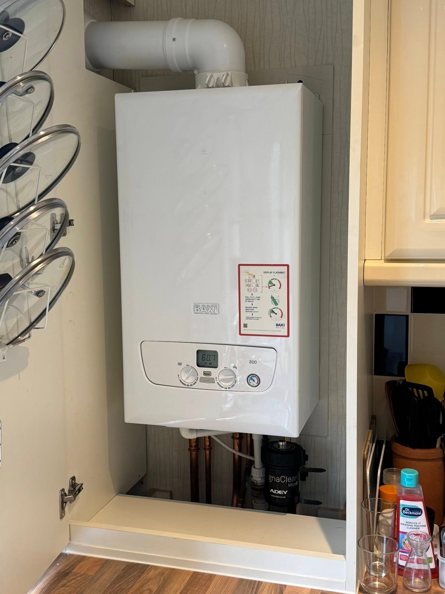 Baxi boiler installation completed in Fife
