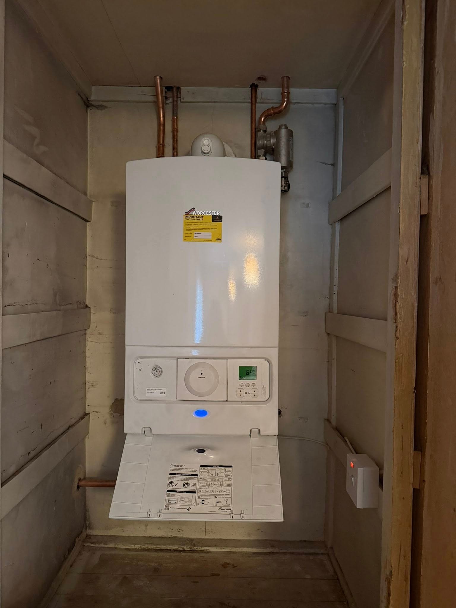 Baxi boiler installation completed by Lcom Gas Ltd