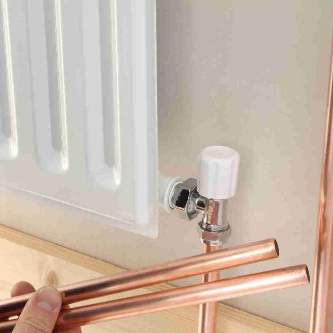 Central-heating installation and radiator pipework in Fife